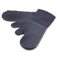 silicone oven grip gloves black pair