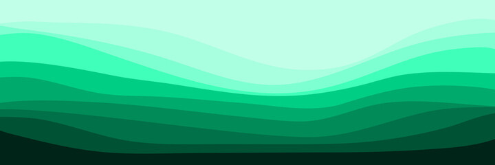 minimalist morning landscape flat design vector illustration for wallpaper, background, backdrop, web banner, and template