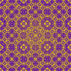 Square decorative tiles with a plastic vinyl texture, decorated with glossy ornaments.