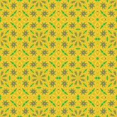 Abstract seamless background, green yellow color. Abstract pattern for fabric, textile design, seamless pattern with paint