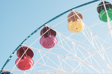 ferries wheel at the amusement park