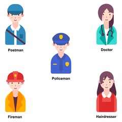 set of people icons