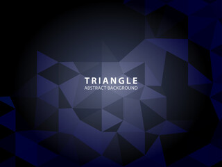 Fototapeta premium Vector of modern abstract triangular background - Vector