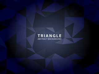 Fototapeta premium Vector of modern abstract triangular background - Vector