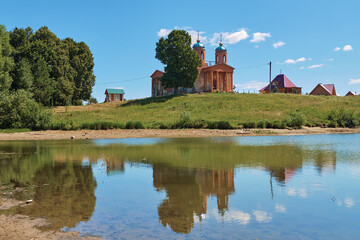 Fototapeta premium St Nicholas Church, Panovka, Russia
