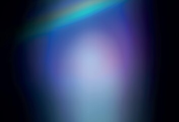 Dark Blue, Green vector blurred shine abstract background.
