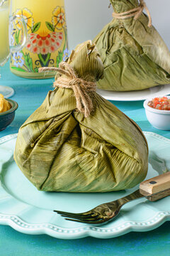 Prepared of Juanes, tipical amazonic food