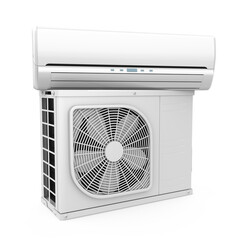 Fototapeta premium Air Conditioner Unit Isolated
