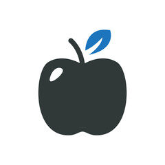 Apple icon vector graphic illustration