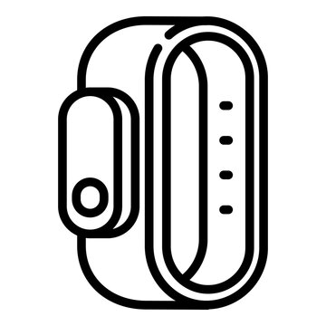 recommend clip art: Fitness activity tracker icon. Outline fitness activity tracker vector icon for web design isolated on white background