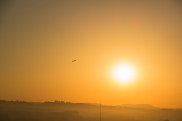 The Airplane And The Sun
Beautiful scene in Brazilian landscape.