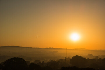 The Airplane And The Sun
Beautiful scene in Brazilian landscape.