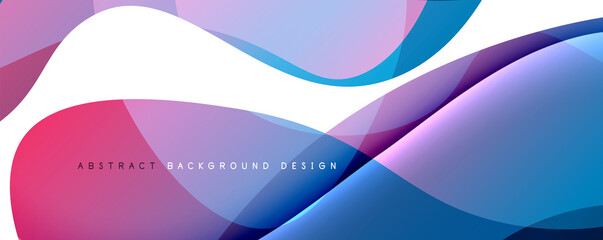 Trendy simple fluid color gradient abstract background with dynamic wave line effect. Vector Illustration For Wallpaper, Banner, Background, Card, Book Illustration, landing page