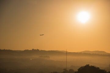 The Airplane And The Sun
Beautiful scene in Brazilian landscape.