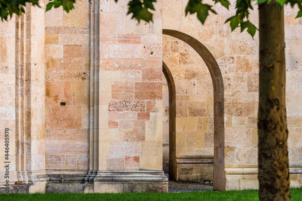 Canvas Prints Closeup of architectural details of elegant facade building