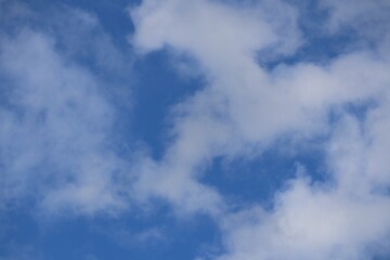 blue sky with clouds