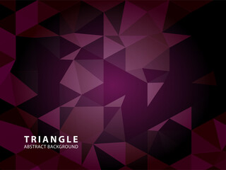 Obraz premium Vector of modern abstract triangular background - Vector