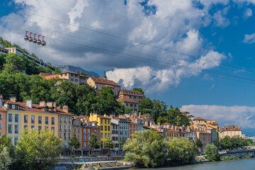 Grenoble city of the French Alps
