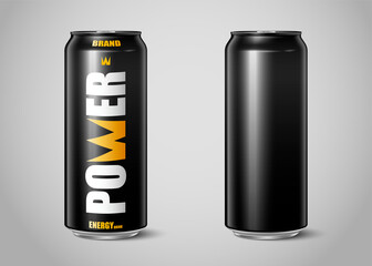 Power energy drink can set