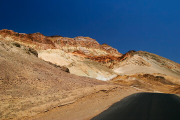 Lifeless landscape of the Death Valley