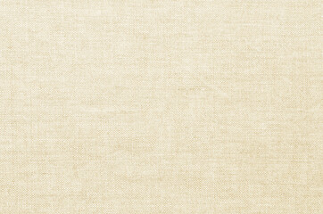Fototapeta na wymiar Linen fabric texture background. Natural beige cloth canvas surface closeup 