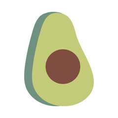 slice avocado fresh