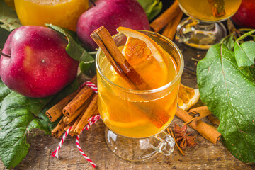 Hot and spicy apple cider