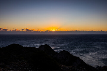 Obraz premium Winter sunrise in Cap de Creus Nature Park, Spain