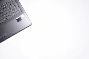 laptop on the table