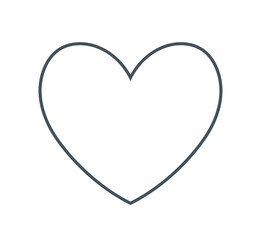 heart silhouette icon