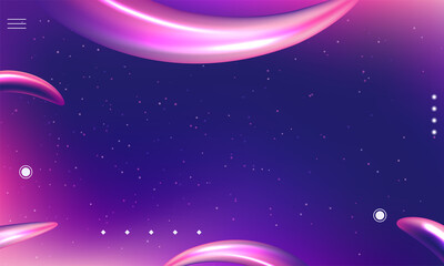 Fototapeta premium Abstract liquid colored shapes background