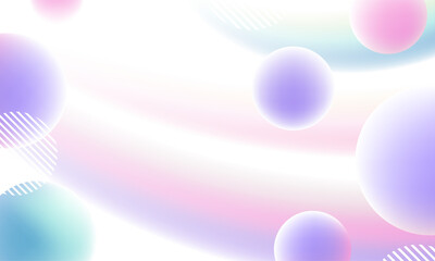 Vector illustration of soft colored abstract background