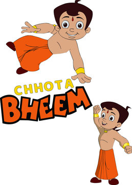 Chota Bheem Cartoon Vector For Print & Wallpaper