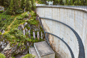 Views of dam - Sufnersee dam
