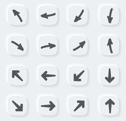 Arrows icons set
