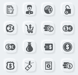 Business icons set