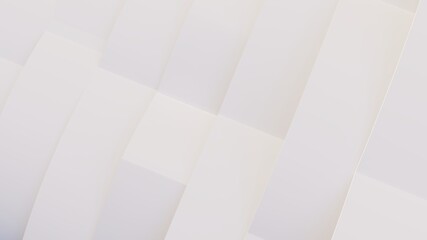 Abstract white background stripes pattern of design 3d render