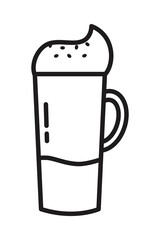 cold coffee drink icon