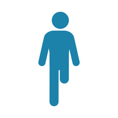 amputee person symbol