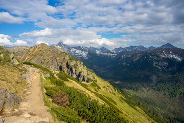 Trail in the Western Tatras.