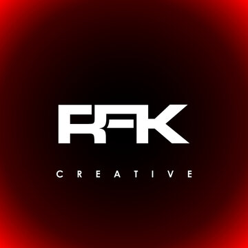 RFK Letter Initial Logo Design Template Vector Illustration