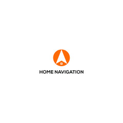 Icon Home Navigation Logo Design 