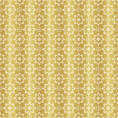 Gold paper for printing.  Seamless pattern. Gold background with decor. Imitation metal foil.