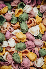 Hand made Orecchiette pasta with natural flavors