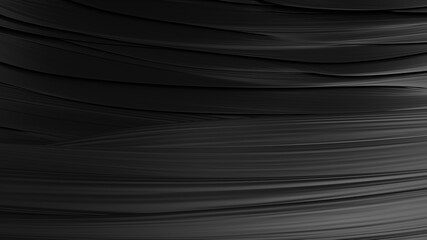 Obraz premium Abstract black background. Smooth black wave. Black Liquid lava. Dark luxury texture.