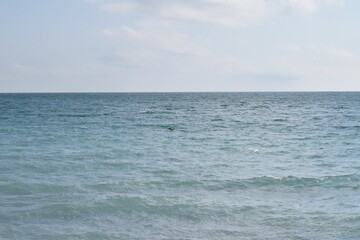 Black Sea. Beautiful seascape. Horizon.