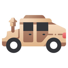 military jeep icon