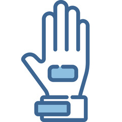 winter gloves one color icon