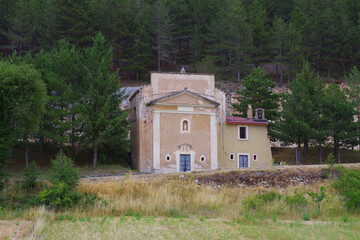 Rivisondoli (AQ) - The small church of Santa Liberata.