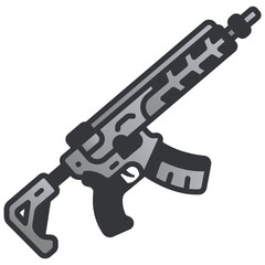 assault rifle  icon